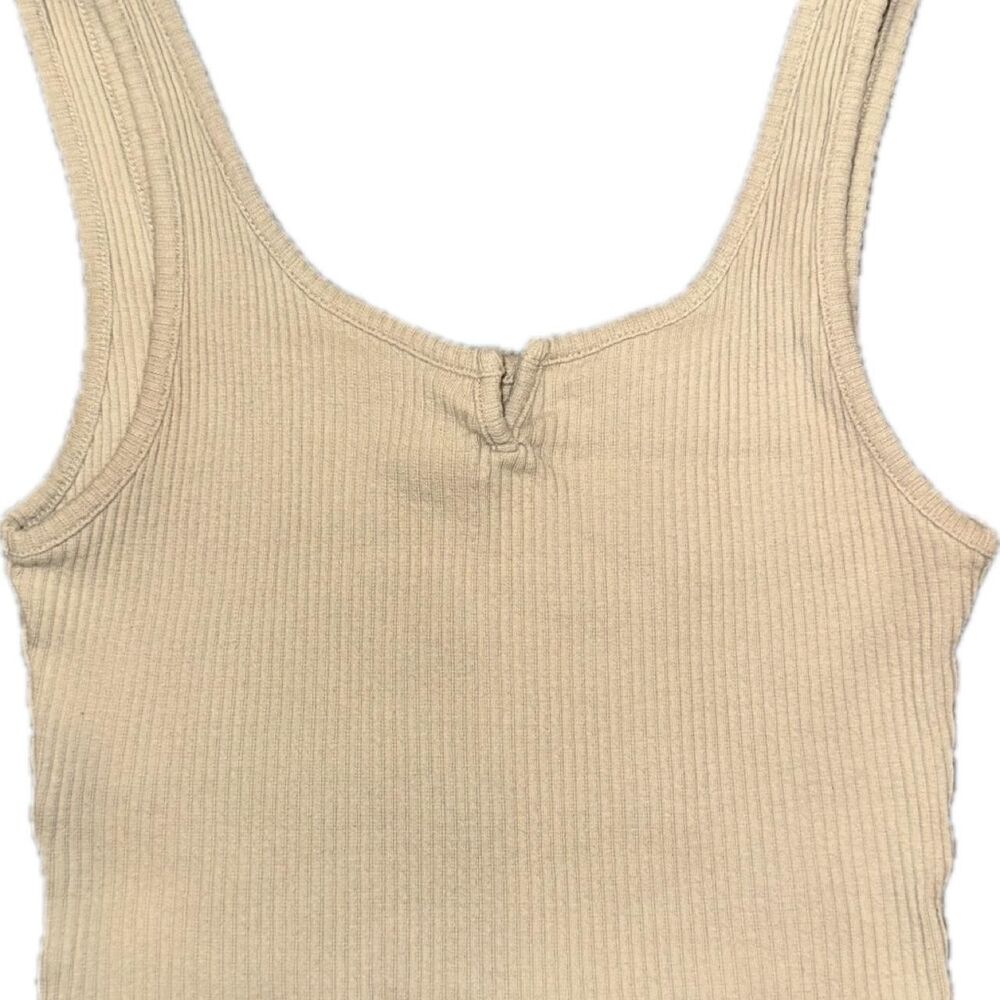 Pacsun Women's Tan and Cream Vest